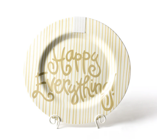 Neutral Skinny Stripe HE Big Round Platter