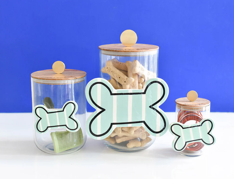 Wood Lid Glass Jar Mini - Size Medium