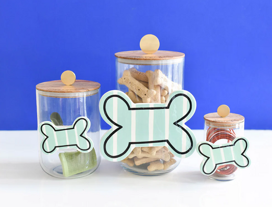 Wood Lid Glass Jar Mini - Size Medium