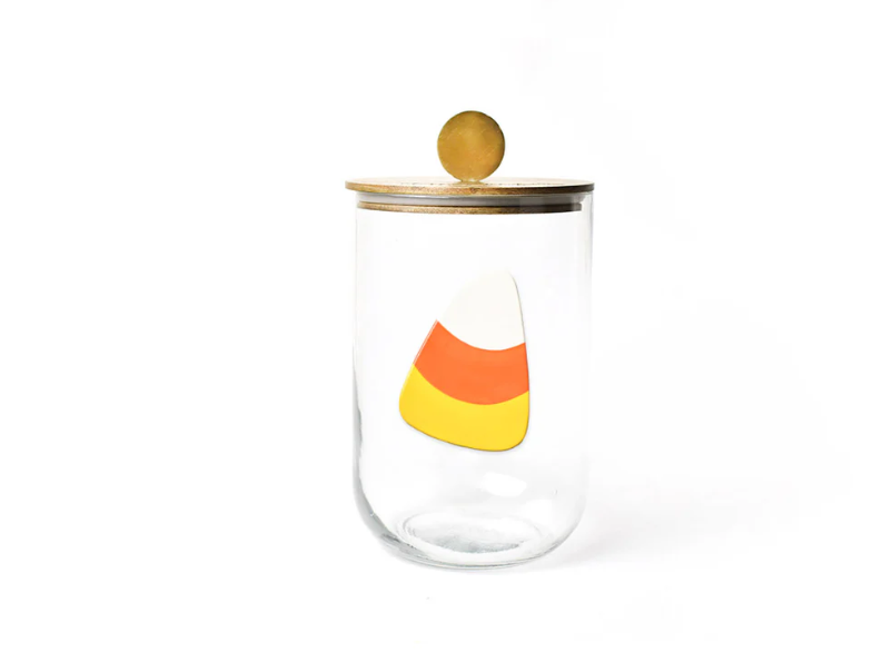 Wood Lid Glass Jar Mini - Size Medium