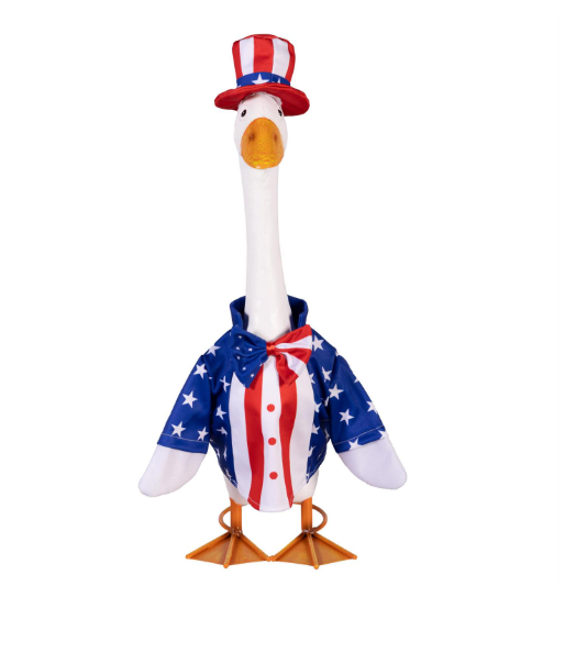 Porch Goose Outfit, Patriotic Suit
