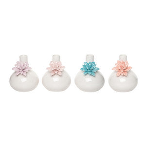 Pastel Textured Flower Vase