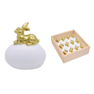 Resin Egg w/Bunny