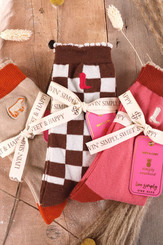 Womens Sock, white boot on pink sock