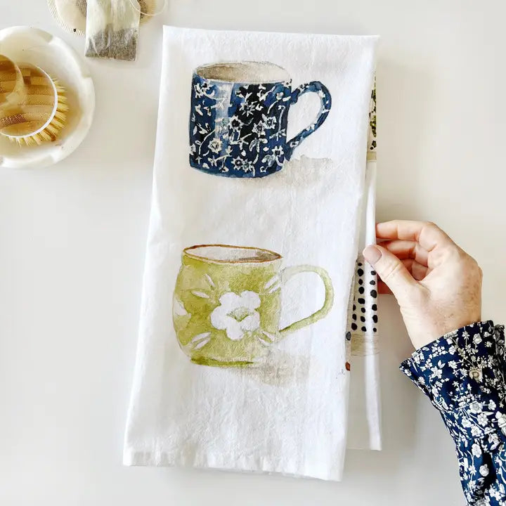 Tea Towel, Mugs