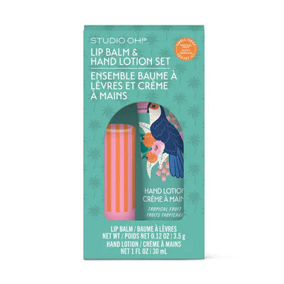 Tropical Paradise Lip Balm & Hand Lotion Set
