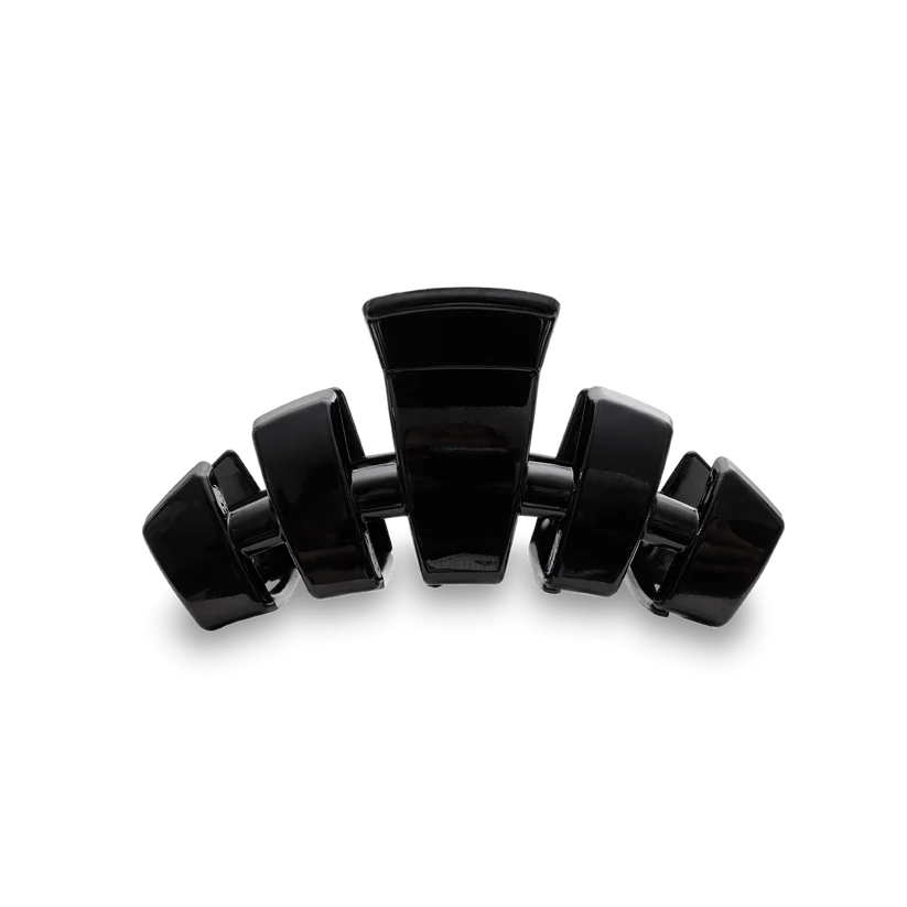 Jet Black Classic Hair Clip Small