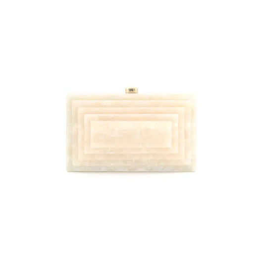 Egypt Clutch, White