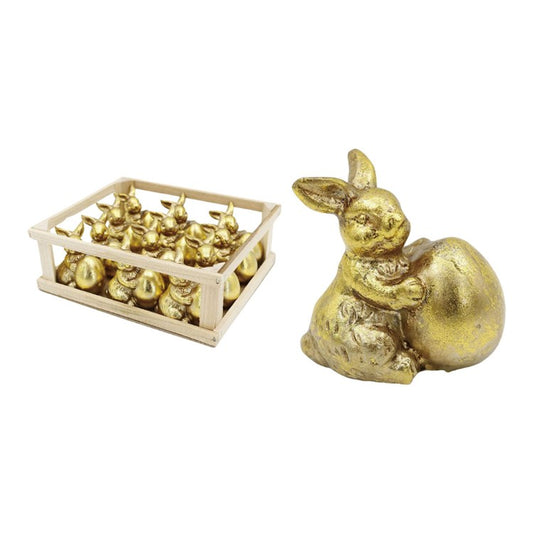 Mini Gold Bunny w/ Egg