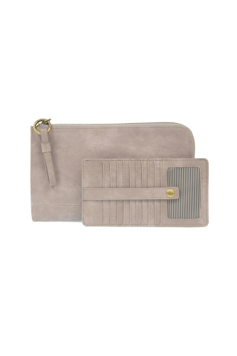 Karina Convertible Wristlet & Wallet Grey