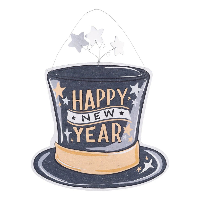 Reversible Burlee, Patriotic Hat/Happy New Year