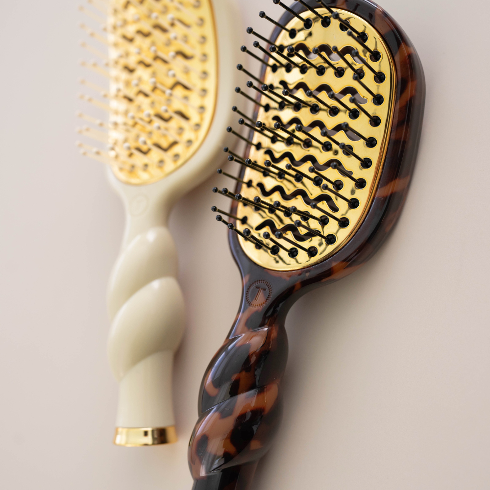 Mini Vented Brush, Tortoise