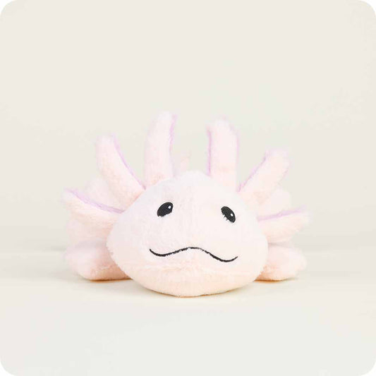 Pink Axolotl Warmies Junior