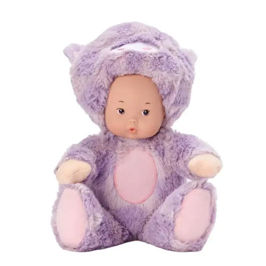 12" Peekaboos Baby Doll, Plush Cow - Light Skin Tone