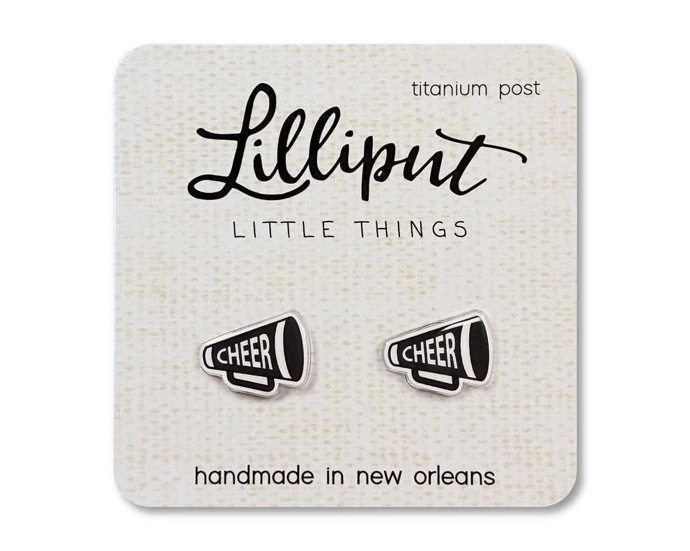 Cheer Megaphone Earrings