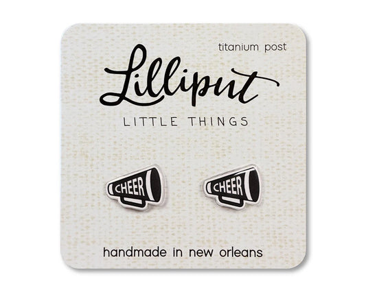 Cheer Megaphone Earrings