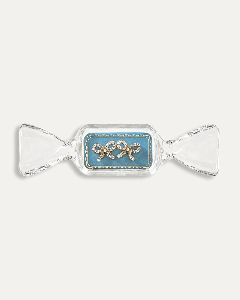 Candy Dish Earring, Blue