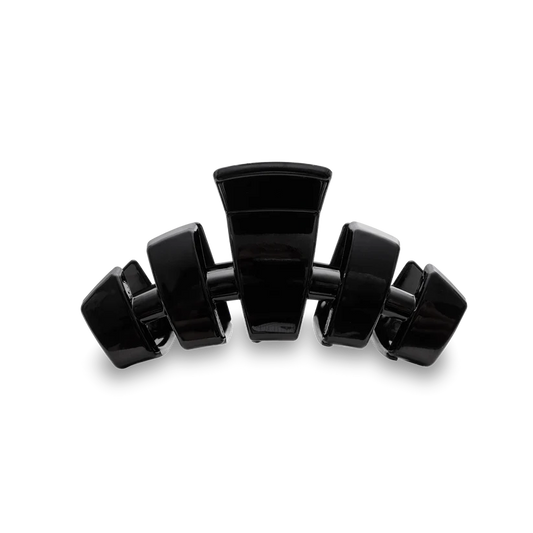 Jet Black Classic Hair Clip Medium