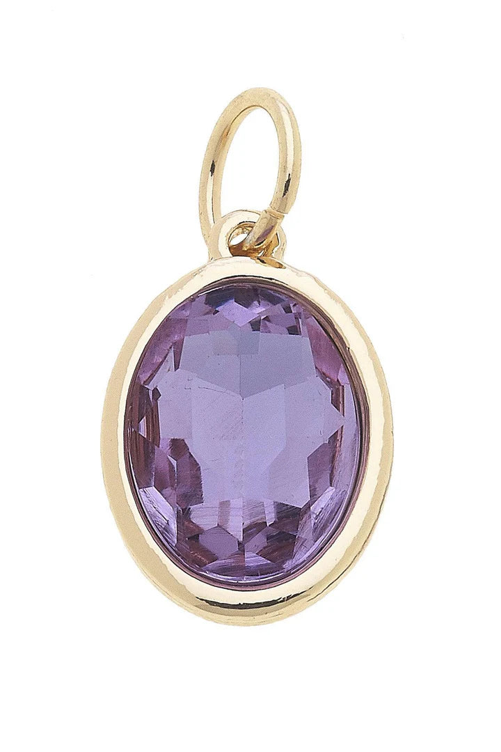 June Birthstone Charm in Alexandrite