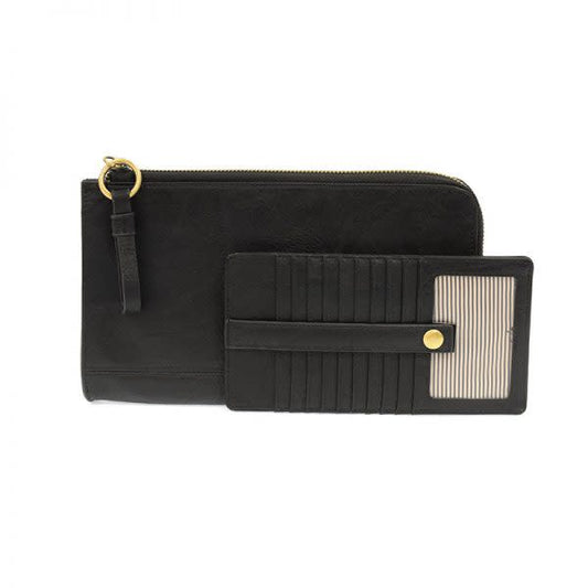 Karina Convertible Wristlet & Wallet Black