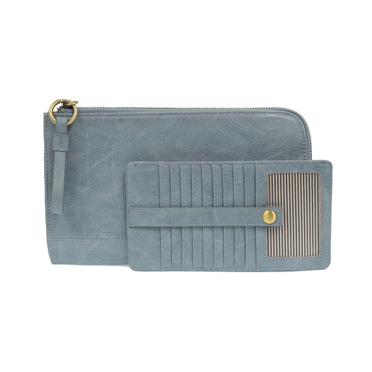 Karina Convertible Wristlet & Wallet Chambray