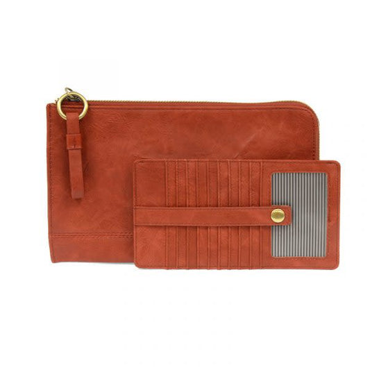 Karina Convertible Wristlet & Wallet Spice