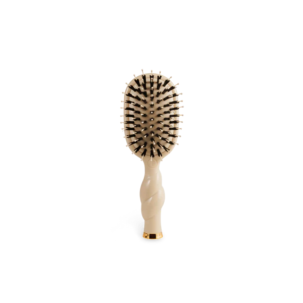 Mini Boar Hair Brush, Tan