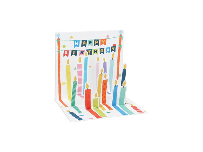Mini Pop Up Card, Lots of Candles Birthday
