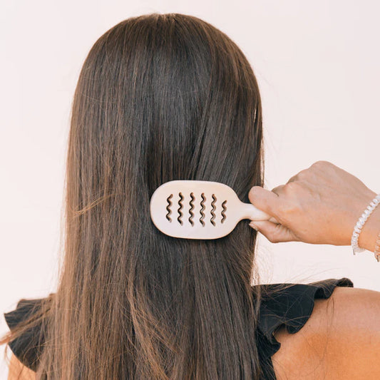 Mini Vented Hair Brush, Tan