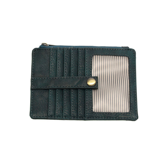 New Penny Mini Travel Wallet Vivid Deep Teal