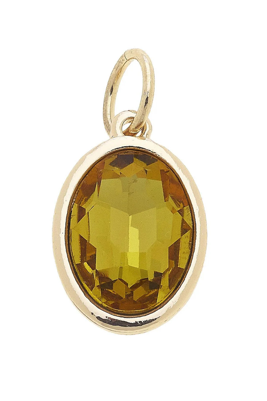 November Birthstone Charm in Citrine