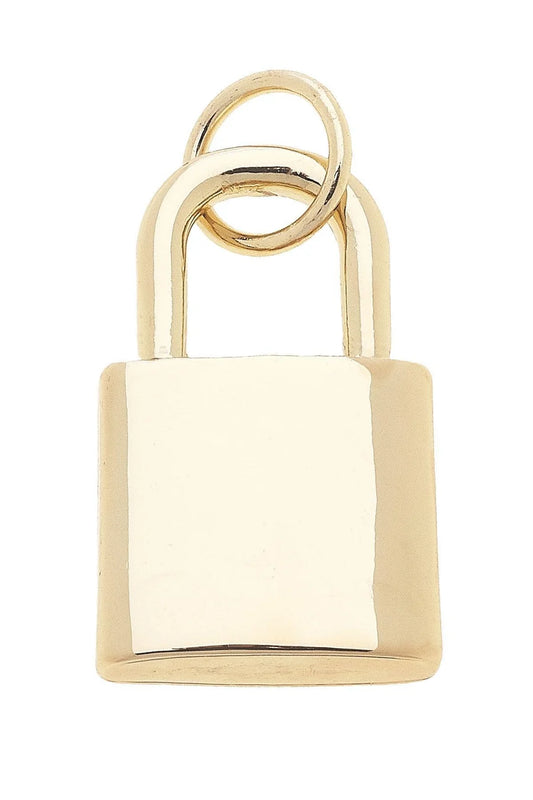 Shiny Gold Lock Charm