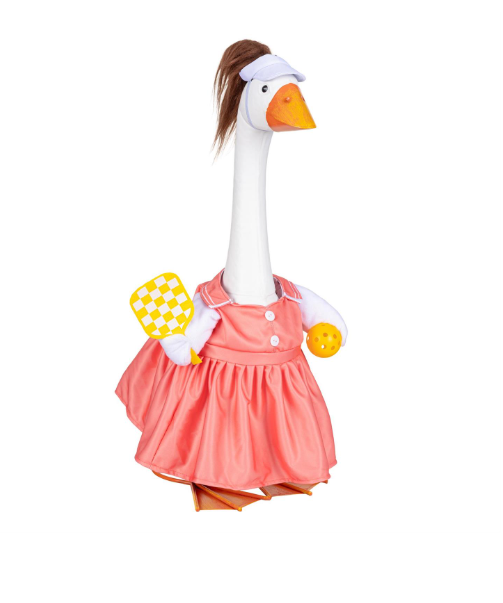 Porch Goose Outfit, Pickle Ball Player