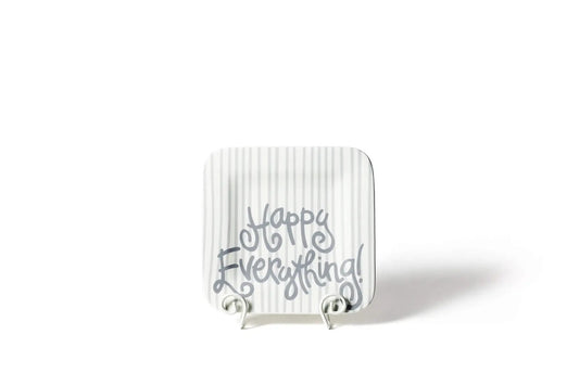 Mini Square Platter Stone Skinny Stripe