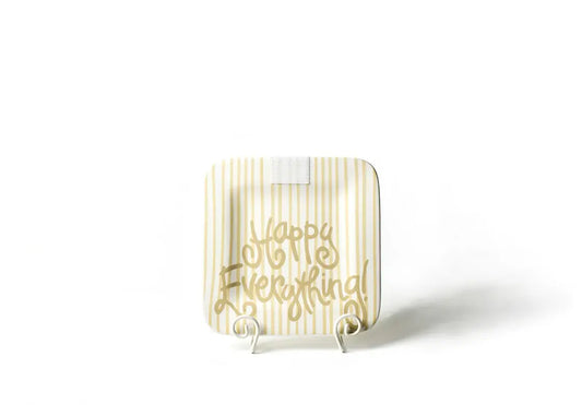 Mini Square Platter Neutral Skinny Stripe, HE