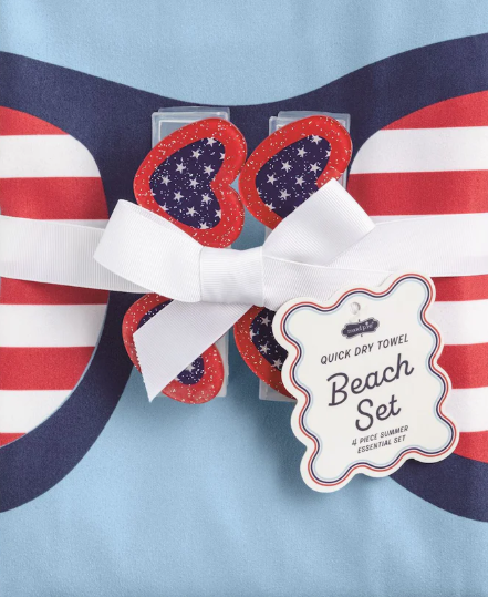 Quick Dry Towel Beach Set, Sunglasses