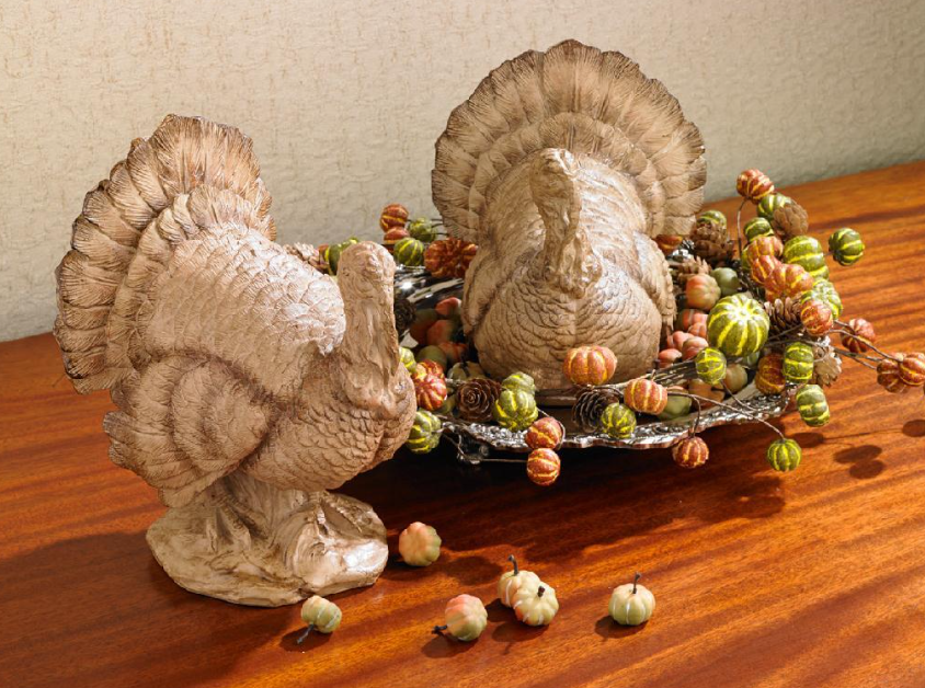 10 inch Resin Turkey Standing