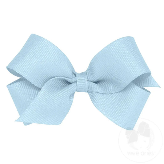 Mini Classic Grosgrain Bow, Millennium Blue