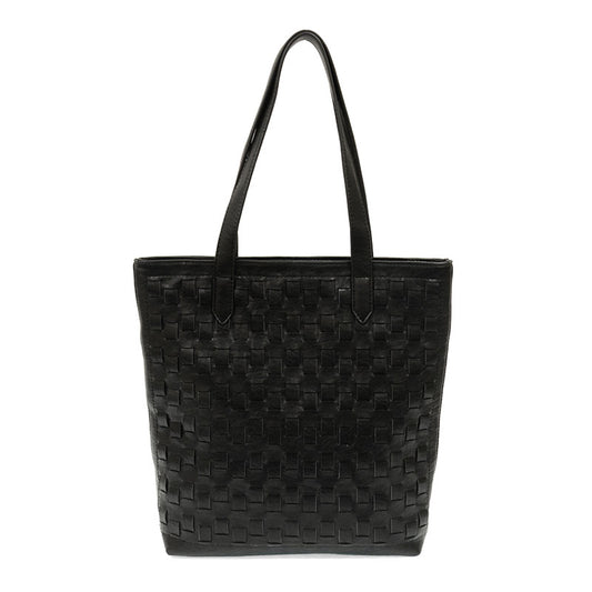 Willa Woven Tote Black